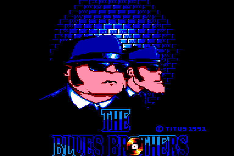 screenshot of the Amstrad CPC game Blues Brothers (the) by GameBase CPC