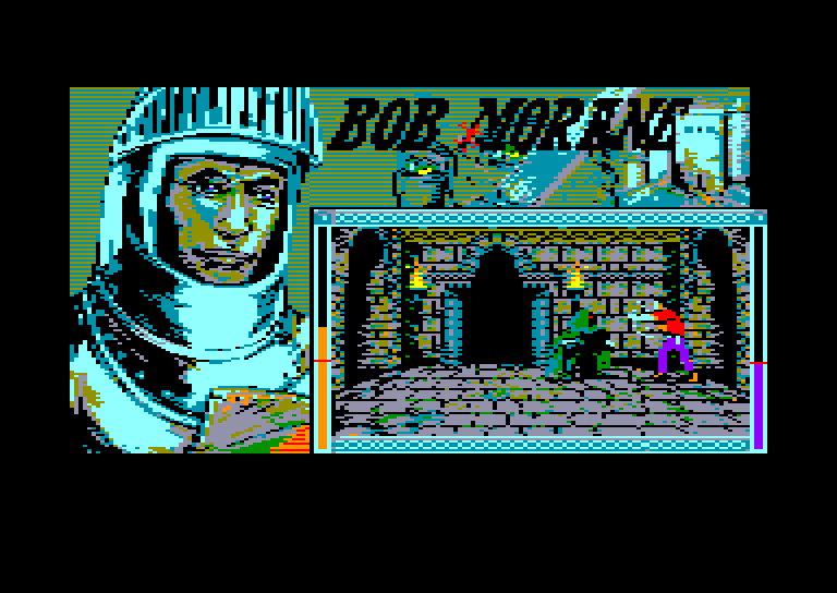 screenshot of the Amstrad CPC game Bob Morane - Chevalerie 1 by GameBase CPC
