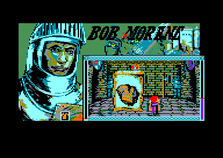 screenshot of the Amstrad CPC game Bob Morane - Chevalerie 1 by GameBase CPC