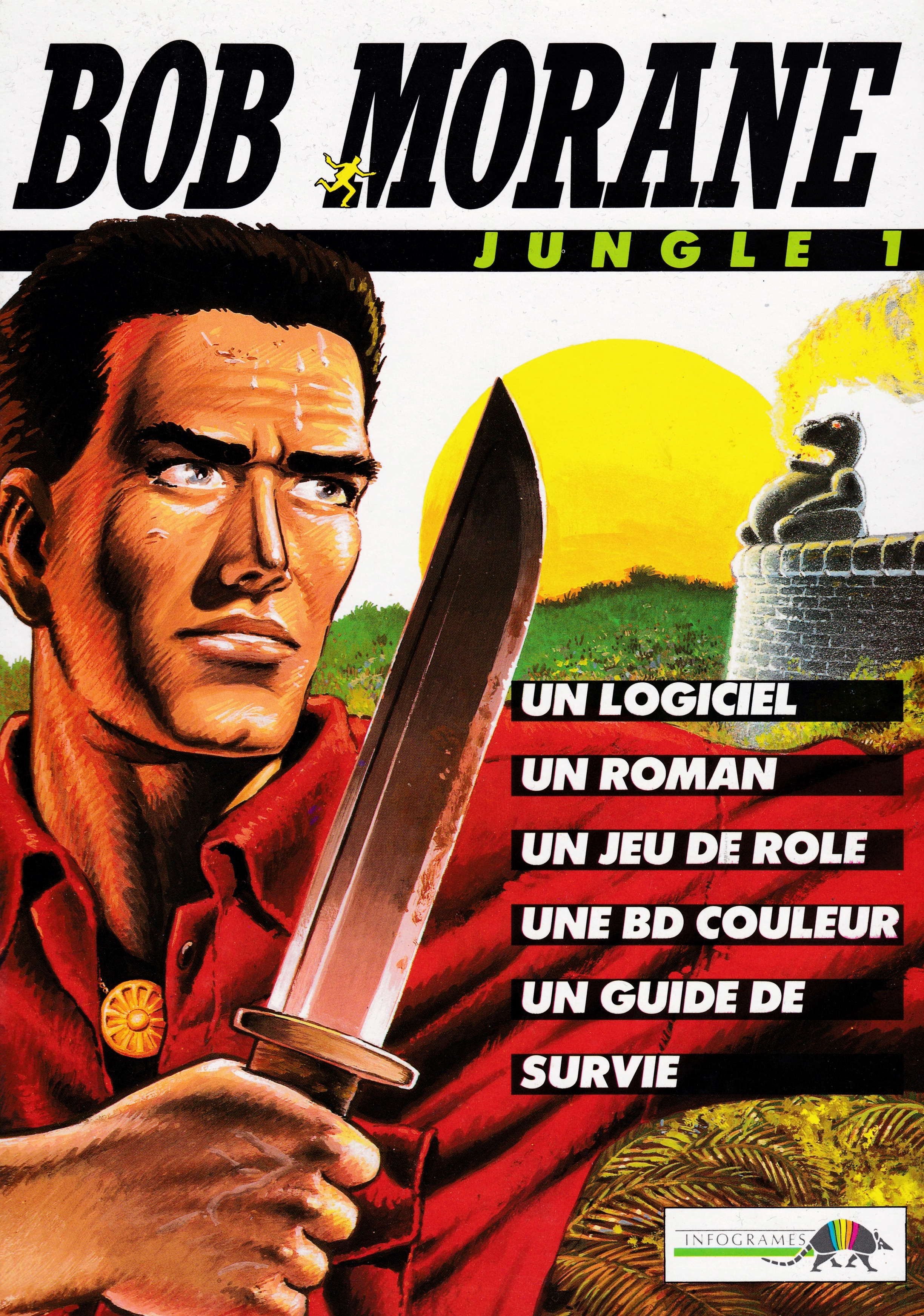 cover of the Amstrad CPC game Bob Morane - Jungle 1  by GameBase CPC