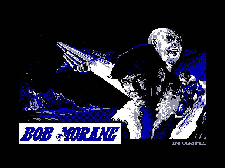 screenshot of the Amstrad CPC game Bob Morane - Science Fiction 1 by GameBase CPC