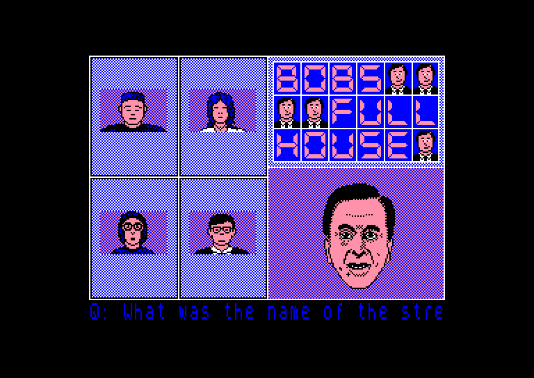 screenshot of the Amstrad CPC game Bob's Full House by GameBase CPC