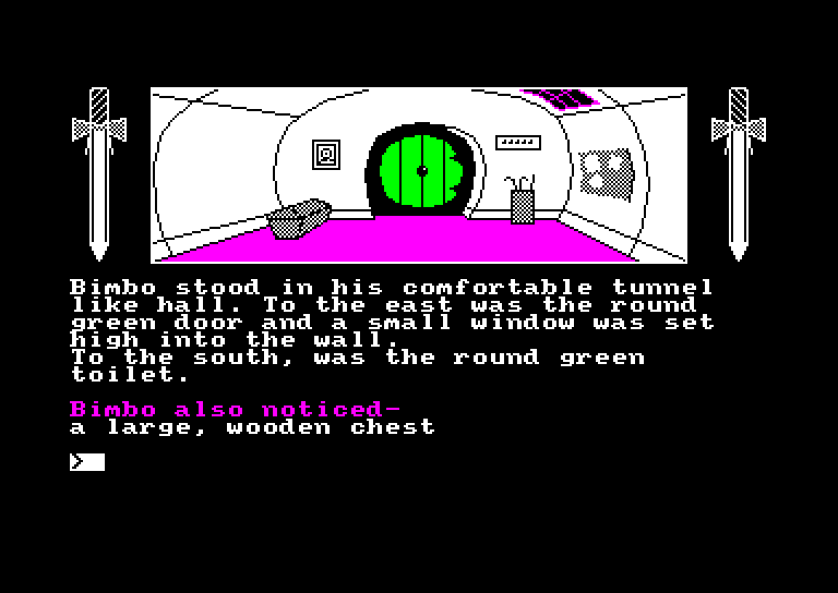 screenshot of the Amstrad CPC game Boggit (the) by GameBase CPC