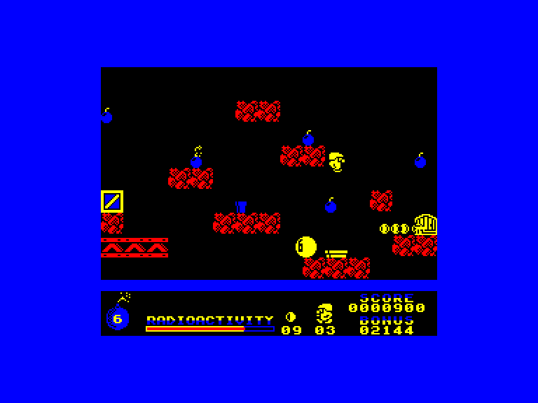 screenshot of the Amstrad CPC game Bomb Fusion by GameBase CPC