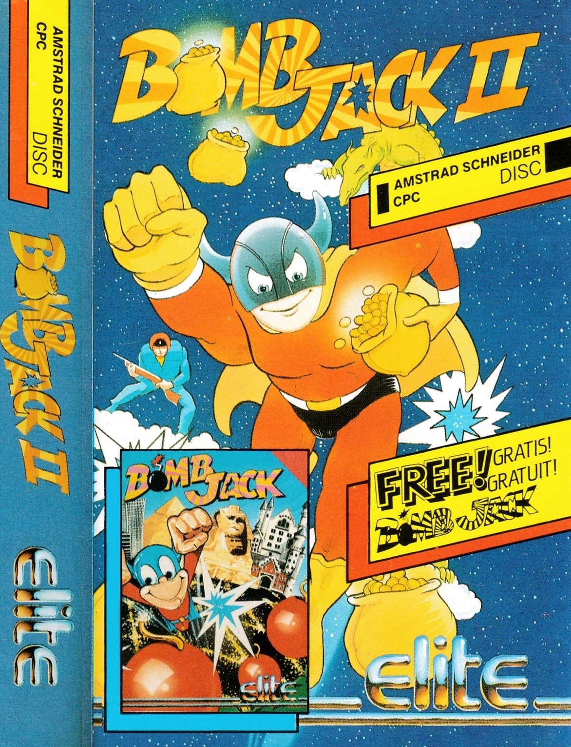 cover of the Amstrad CPC game Bomb Jack II  by GameBase CPC