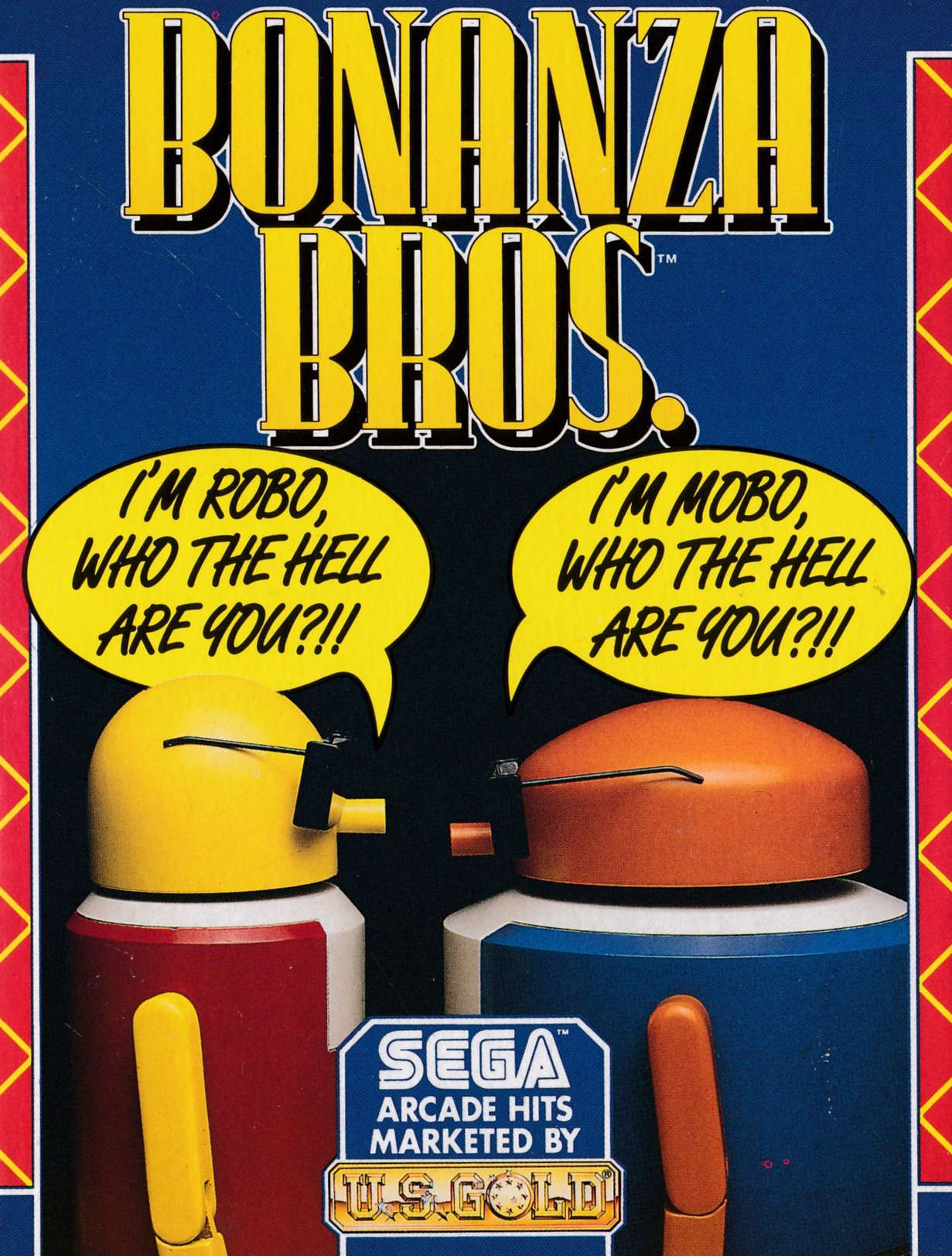 cover of the Amstrad CPC game Bonanza Bros  by GameBase CPC