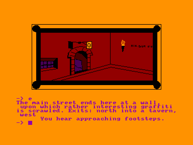 screenshot of the Amstrad CPC game Book of the dead by GameBase CPC