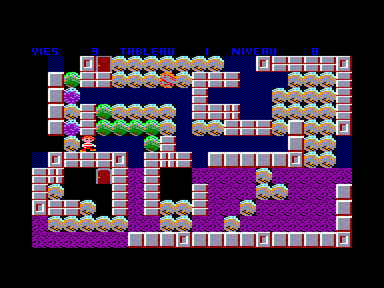 screenshot of the Amstrad CPC game Bouldeur by GameBase CPC