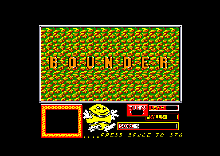 screenshot of the Amstrad CPC game Bounder by GameBase CPC