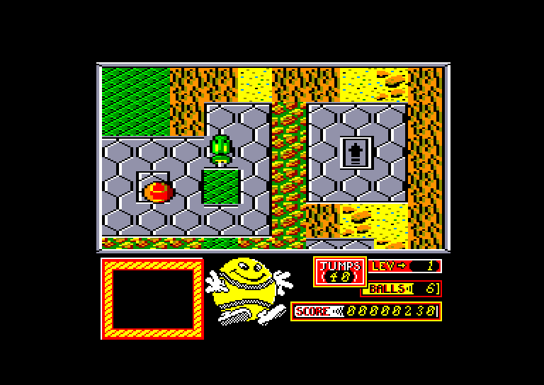 screenshot of the Amstrad CPC game Bounder by GameBase CPC