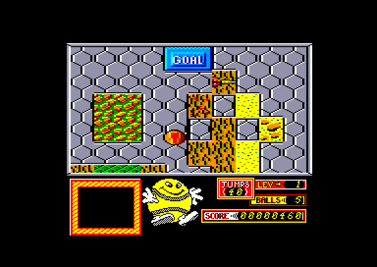 screenshot of the Amstrad CPC game Bounder by GameBase CPC