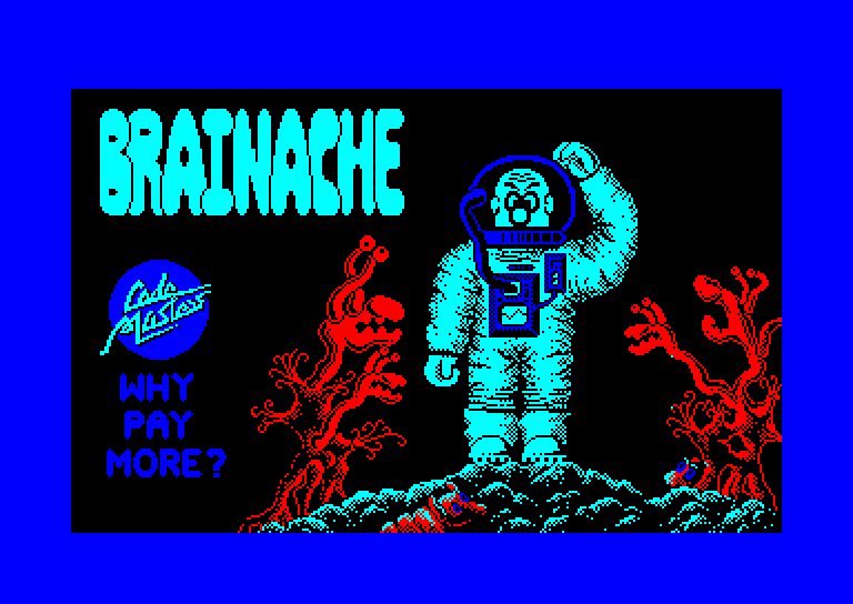 screenshot of the Amstrad CPC game Brainache by GameBase CPC