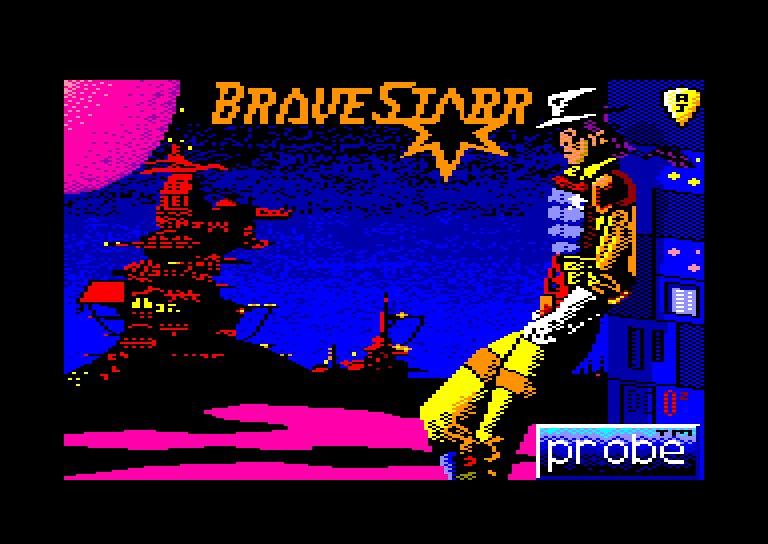 screenshot of the Amstrad CPC game Bravestarr by GameBase CPC