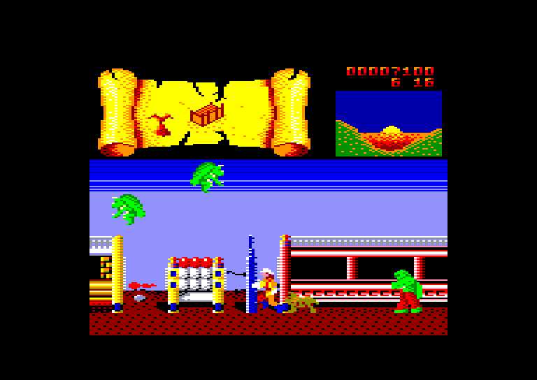 screenshot of the Amstrad CPC game Bravestarr by GameBase CPC