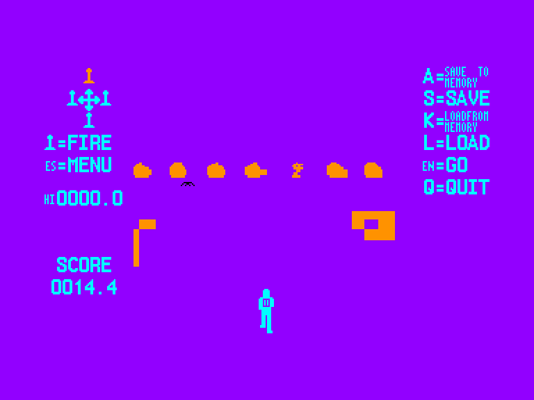 screenshot of the Amstrad CPC game Braxx bluff by GameBase CPC
