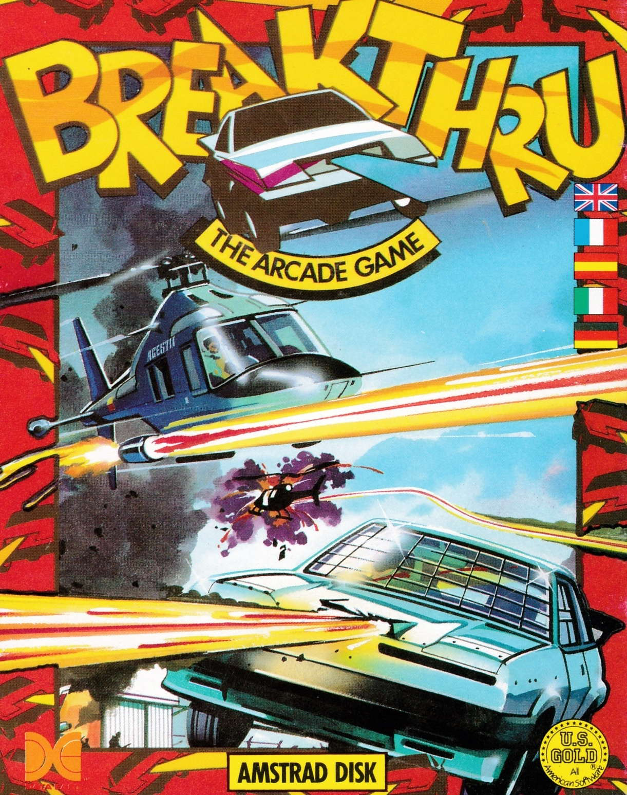 cover of the Amstrad CPC game Breakthru  by GameBase CPC