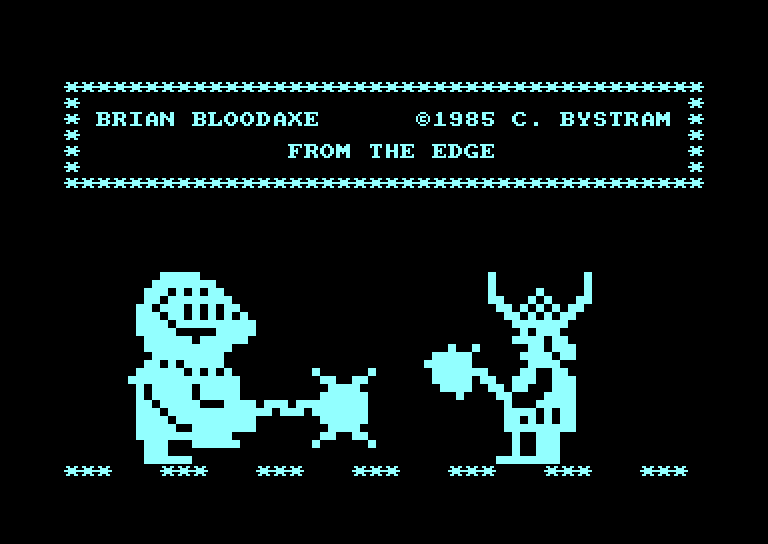 screenshot of the Amstrad CPC game Brian bloodaxe by GameBase CPC