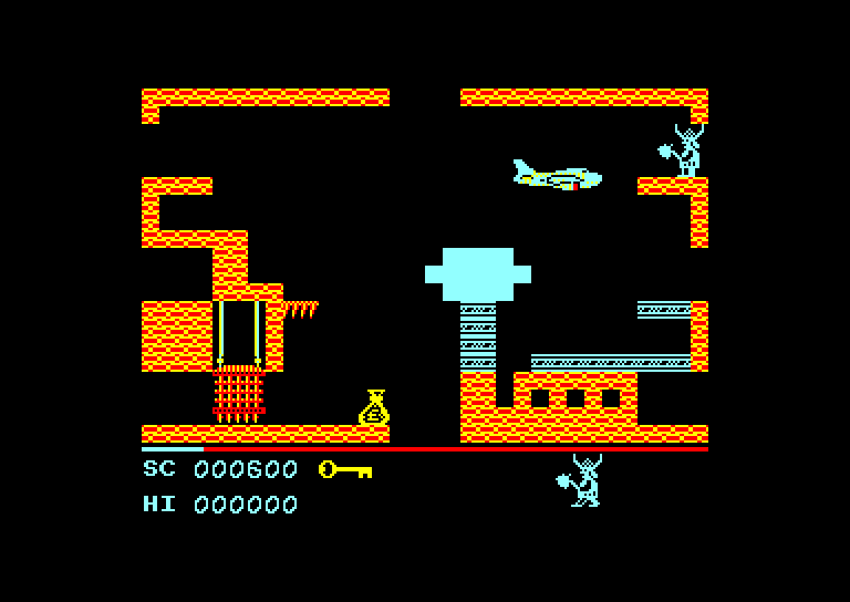 screenshot of the Amstrad CPC game Brian bloodaxe by GameBase CPC