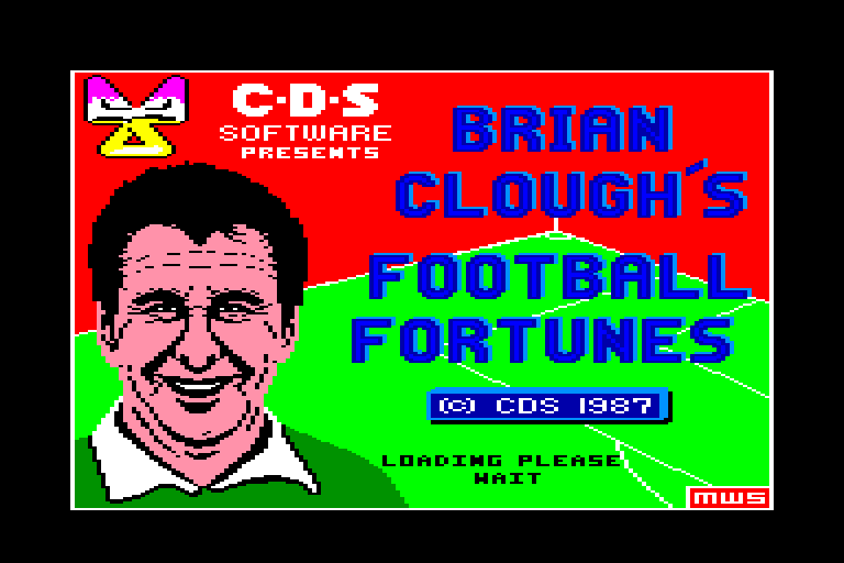 screenshot of the Amstrad CPC game Brian clough's football fortunes by GameBase CPC