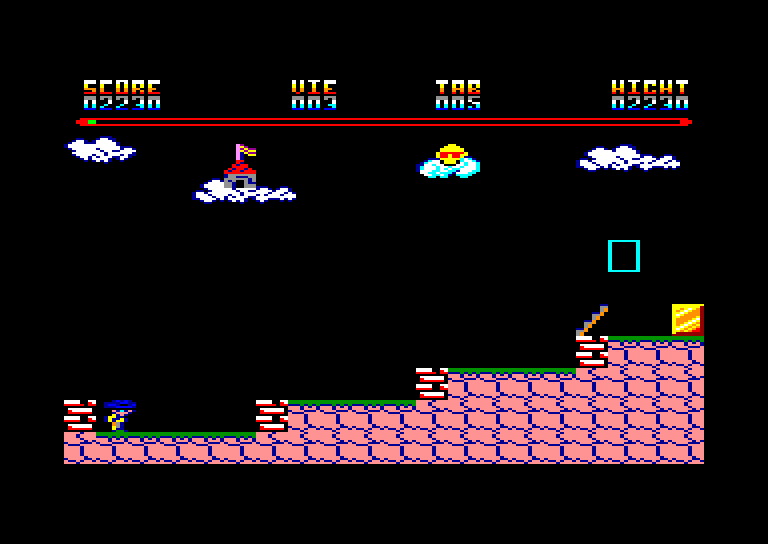 screenshot of the Amstrad CPC game Bricoland by GameBase CPC