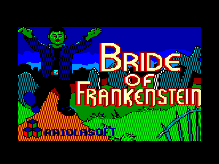 screenshot of the Amstrad CPC game Bride of frankenstein by GameBase CPC