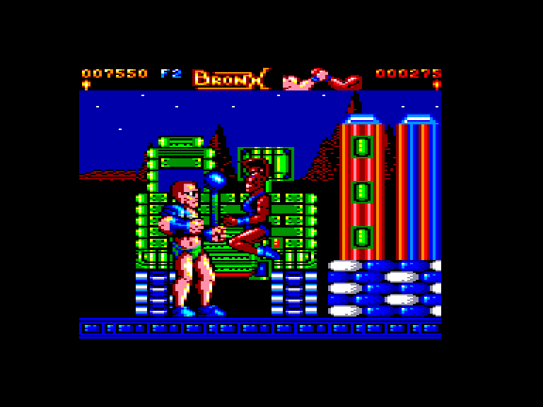 screenshot of the Amstrad CPC game Bronx by GameBase CPC
