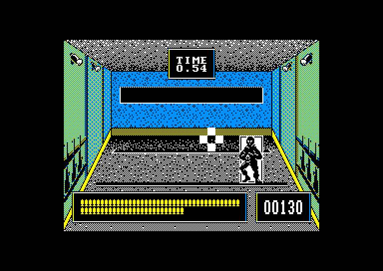 screenshot of the Amstrad CPC game Bronx Street Cop by GameBase CPC