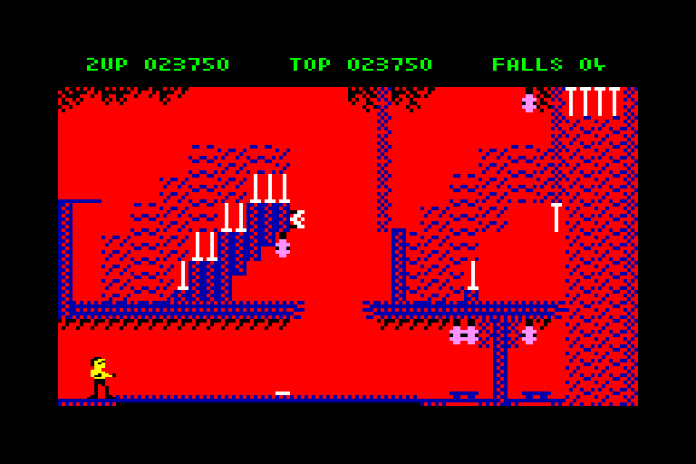 screenshot of the Amstrad CPC game Bruce Lee by GameBase CPC