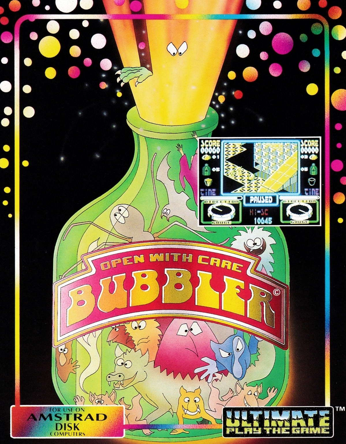 cover of the Amstrad CPC game Bubbler  by GameBase CPC