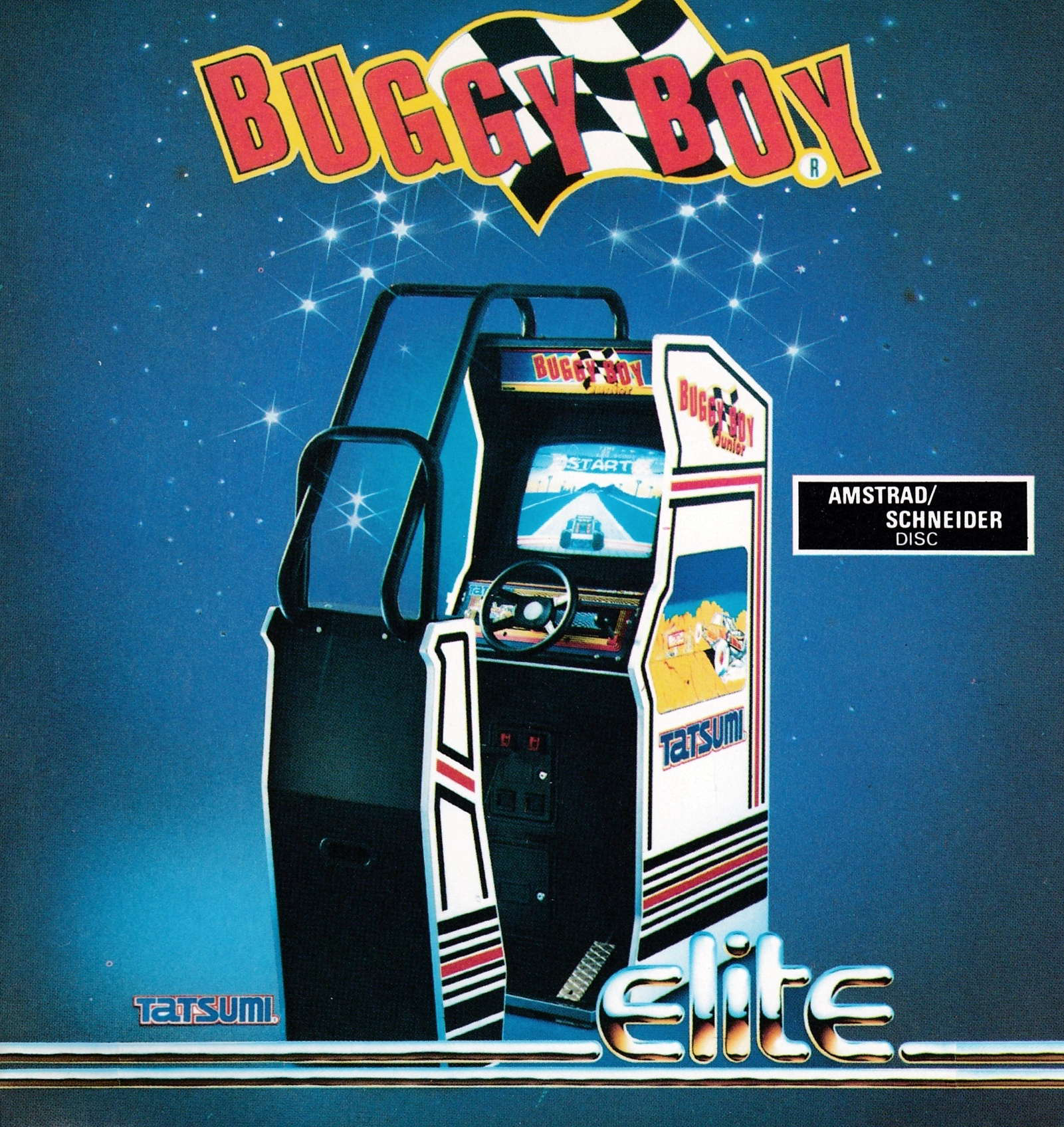 cover of the Amstrad CPC game Buggy Boy  by GameBase CPC