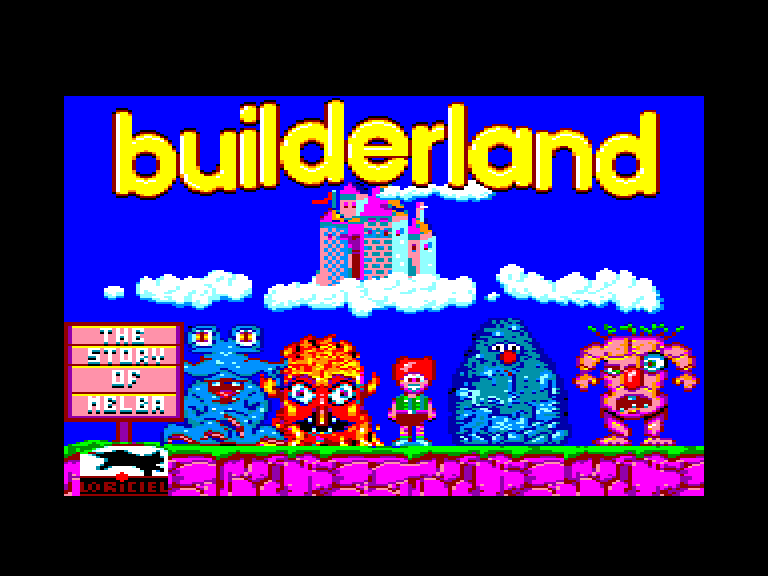 screenshot of the Amstrad CPC game Builderland by GameBase CPC