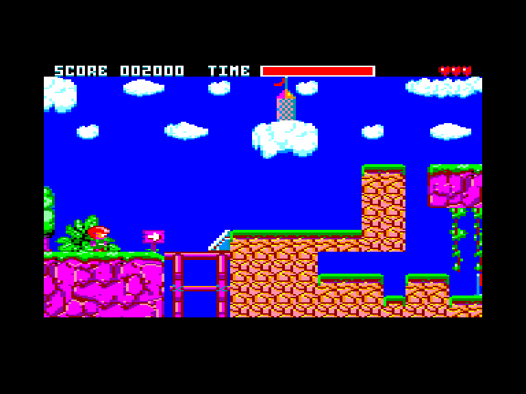 screenshot of the Amstrad CPC game Builderland by GameBase CPC