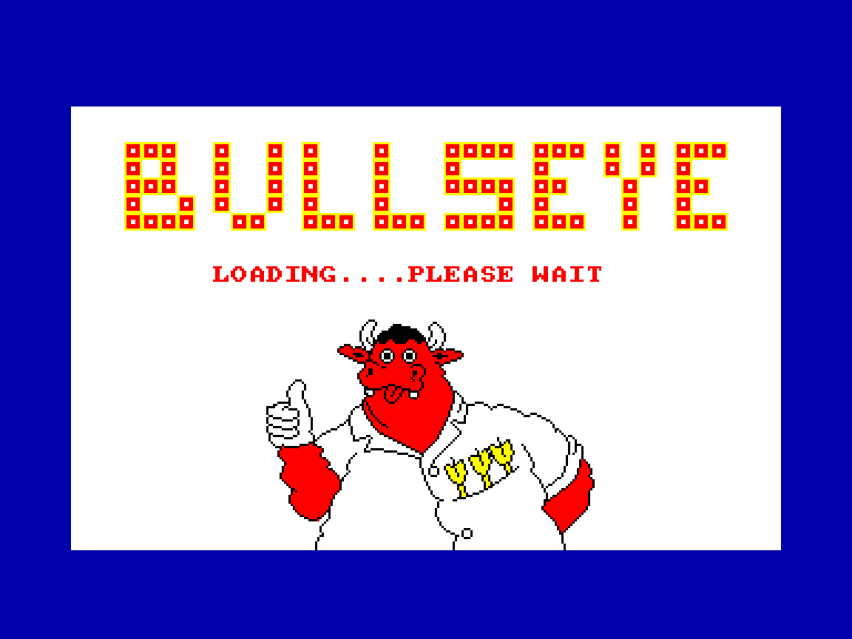 screenshot of the Amstrad CPC game Bullseye by GameBase CPC