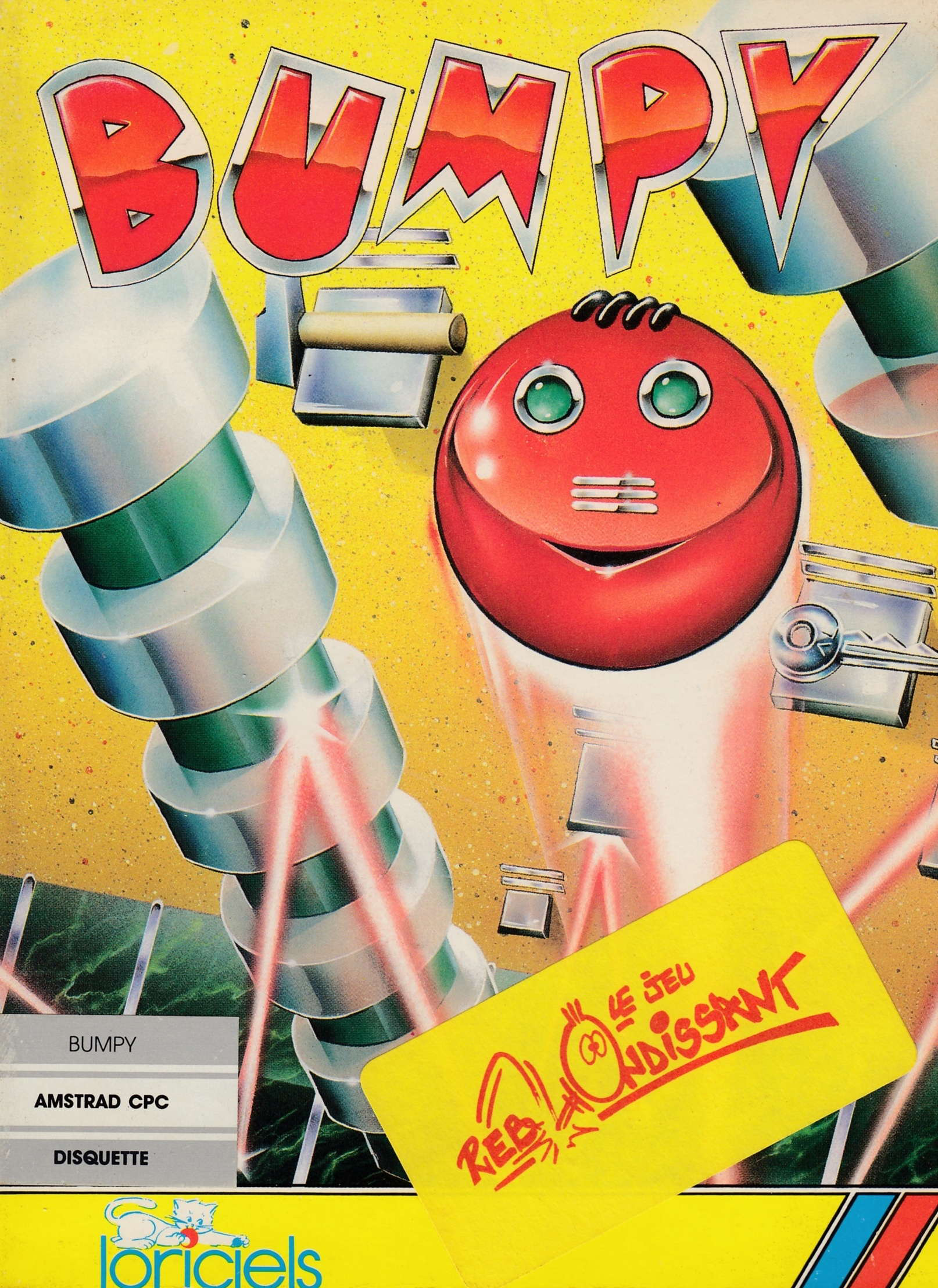 cover of the Amstrad CPC game Bumpy  by GameBase CPC