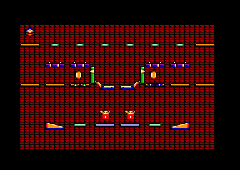 screenshot of the Amstrad CPC game Bumpy's Arcade Fantasy by GameBase CPC