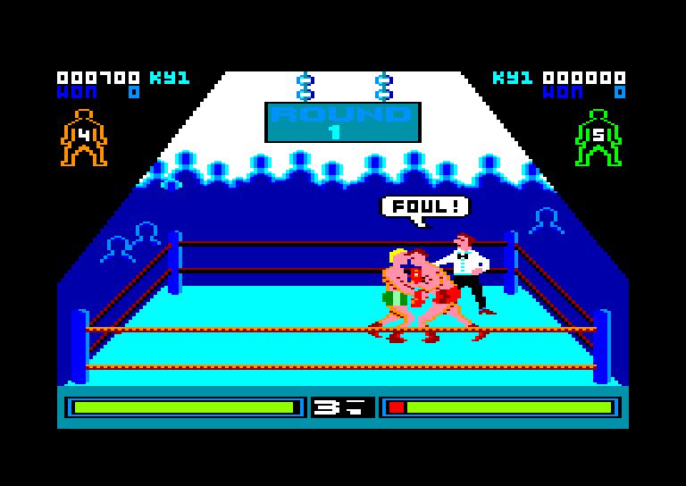 screenshot of the Amstrad CPC game By fair means or foul by GameBase CPC