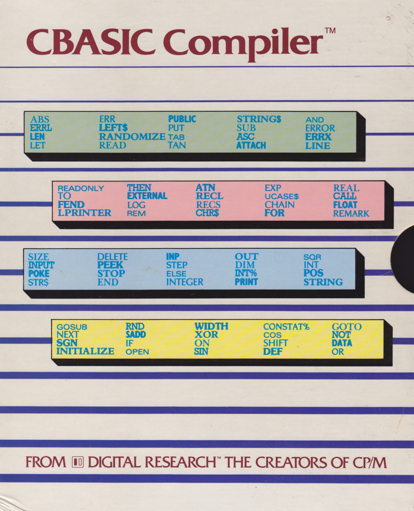 cover of the Amstrad CPC game CBasic Compiler  by GameBase CPC