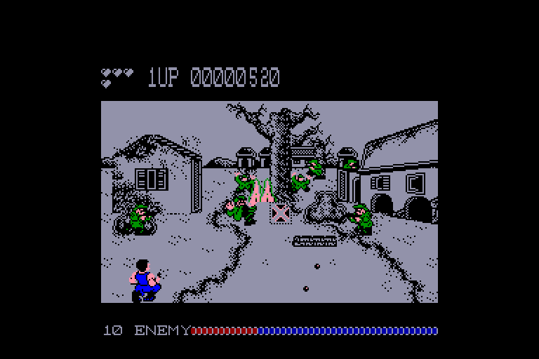 screenshot of the Amstrad CPC game Cabal by GameBase CPC