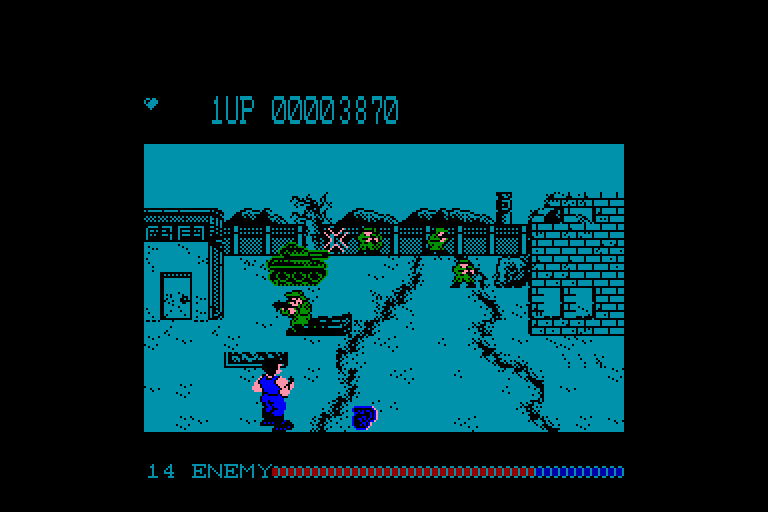 screenshot of the Amstrad CPC game Cabal by GameBase CPC