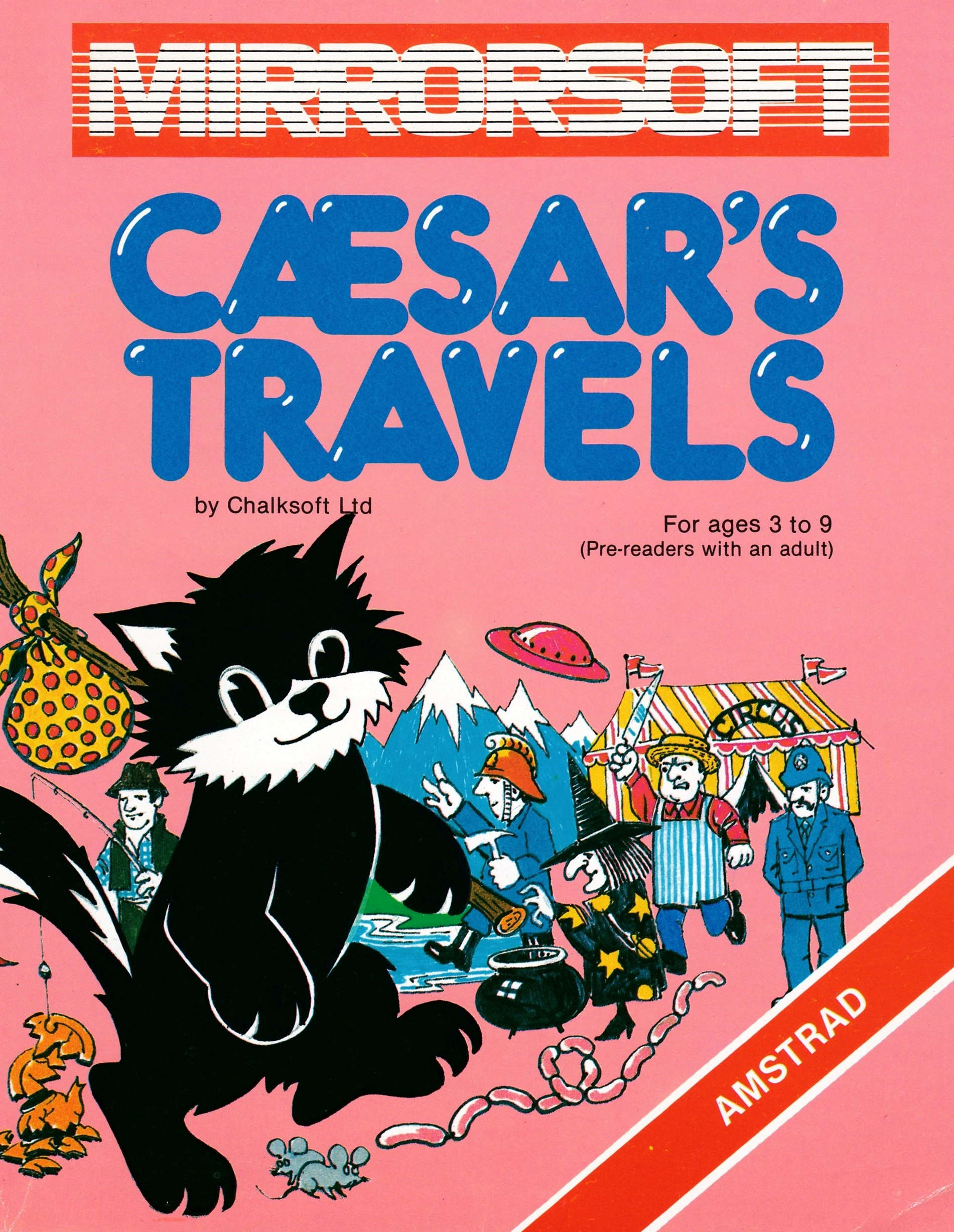 cover of the Amstrad CPC game Caesar's Travels  by GameBase CPC