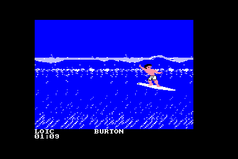 screenshot of the Amstrad CPC game California games by GameBase CPC