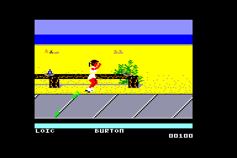 screenshot of the Amstrad CPC game California games by GameBase CPC