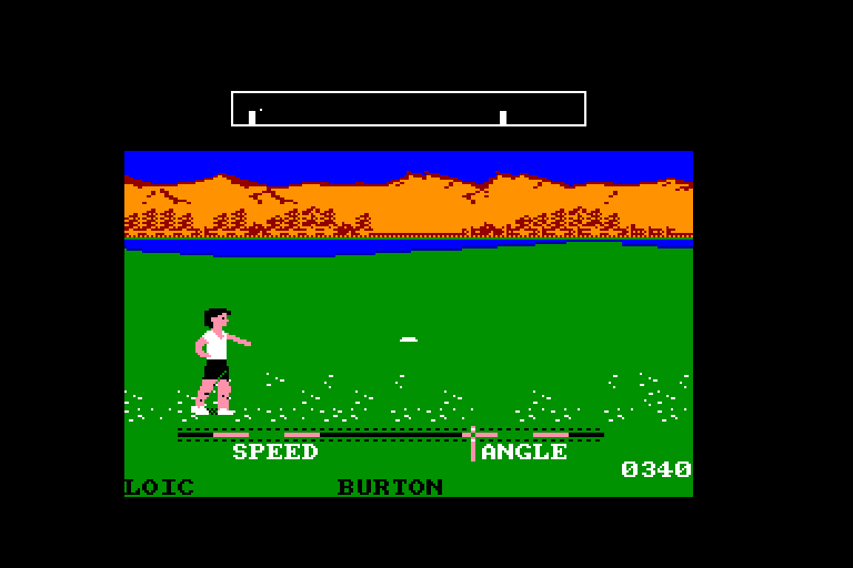 screenshot of the Amstrad CPC game California games by GameBase CPC