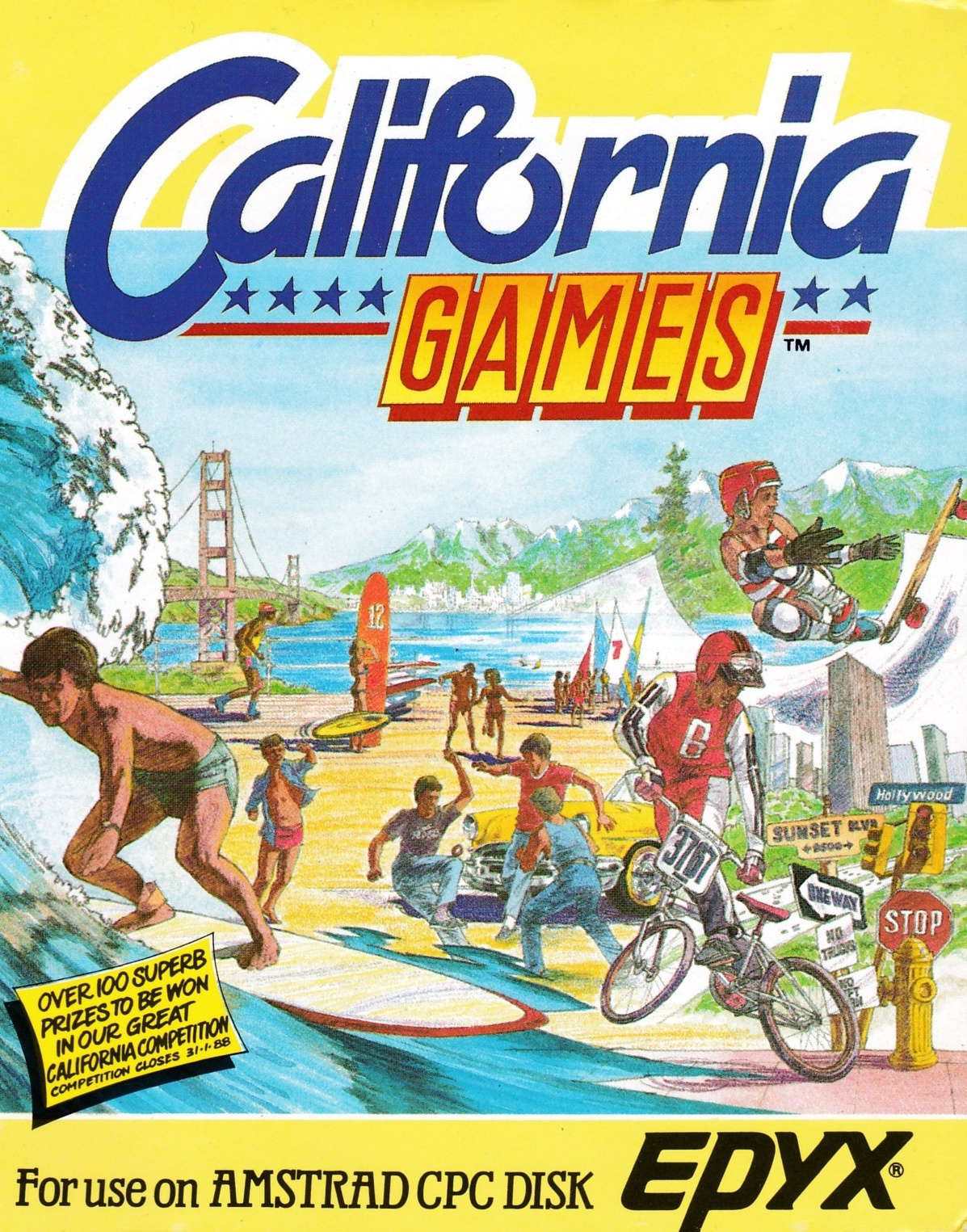 cover of the Amstrad CPC game California Games  by GameBase CPC