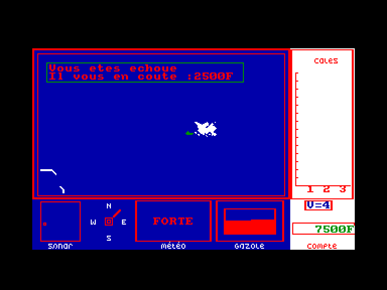 screenshot of the Amstrad CPC game Cap horn by GameBase CPC