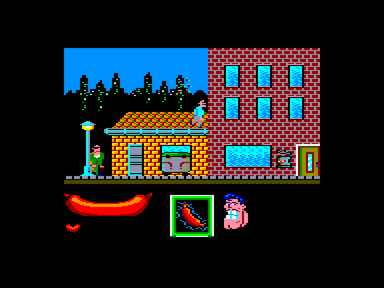 screenshot of the Amstrad CPC game Capitan Sevilla by GameBase CPC