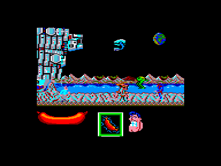 screenshot of the Amstrad CPC game Capitan Sevilla by GameBase CPC