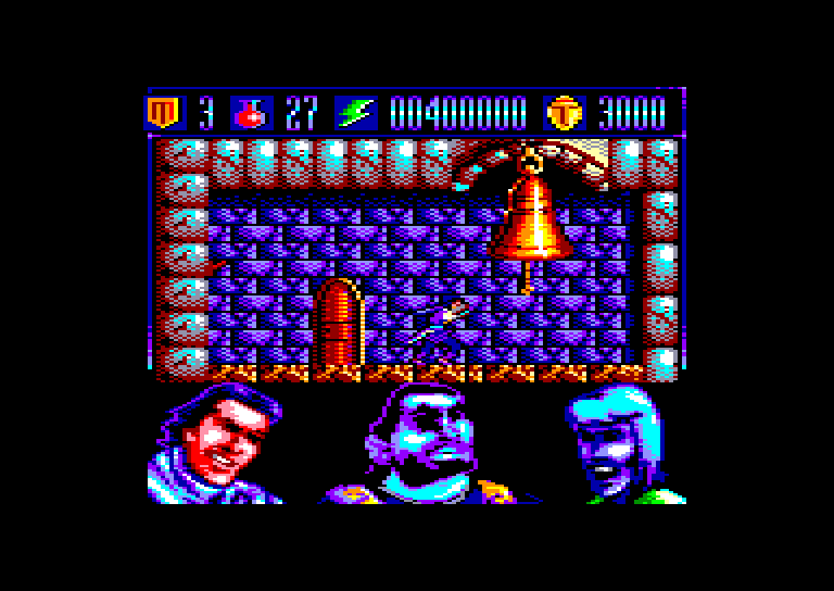 screenshot of the Amstrad CPC game Capitan Trueno (el) by GameBase CPC