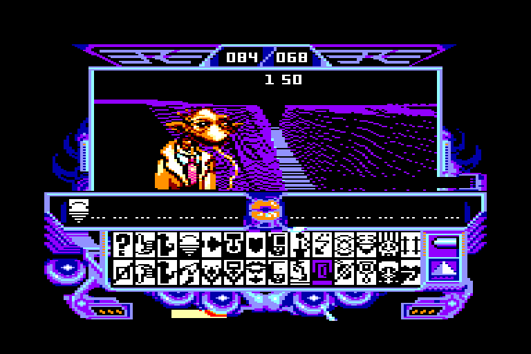 screenshot of the Amstrad CPC game Arche du Captain Blood (l') by GameBase CPC