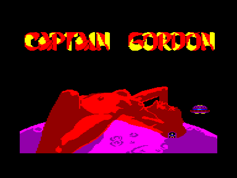 screenshot of the Amstrad CPC game Captain Gordon by GameBase CPC